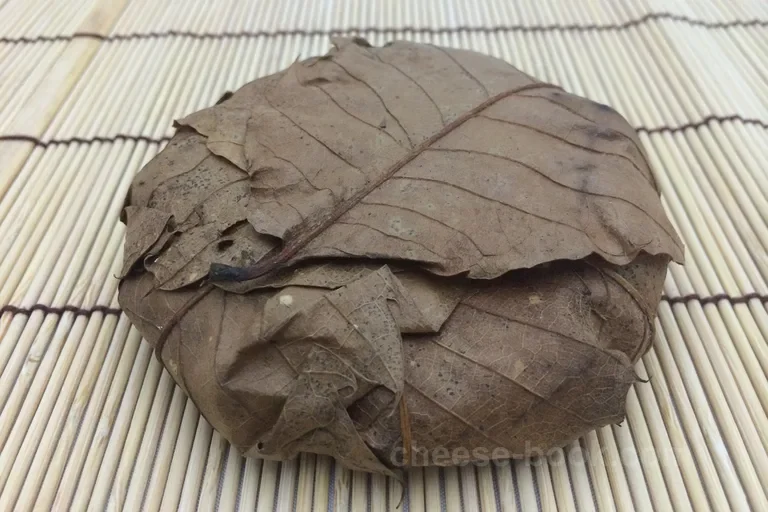 葉で包んだ状態